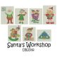 Santa's Workshop Machine Embroidery Designs by JuJu