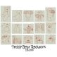 Teddy Bear Redwork Machine Embroidery Designs by JuJu