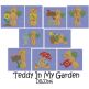 Teddy in My Garden Machine Embroidery Designs by JuJu