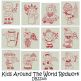 Children Around the World Redwork Machine Embroidery Designs by JuJu