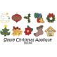 Simply Christmas Applique Machine Embroidery Designs by JuJu 