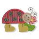 Ladybug Lane Applique Machine Embroidery Designs by JuJu 