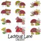 Ladybug Lane Applique Machine Embroidery Designs by JuJu 