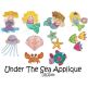 Under the Sea Applique Machine Embroidery Designs by JuJu 