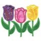 Bloomin' Applique Machine Embroidery Designs by JuJu 