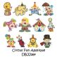 Circus Fun Applique Machine Embroidery Designs by JuJu 