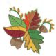 Autumn Jacobean Floral Machine Embroidery Designs by JuJu