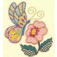 Jacobean Flutters Machine Embroidery Designs by JuJu