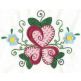 From the Heart Jacobean Machine Embroidery Designs by JuJu
