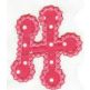 Dotty Applique Alphabet Machine Embroidery Designs by JuJu 