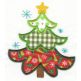 Christmas Patchwork Applique Machine Embroidery Designs by JuJu 