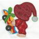 Sunbonnet Sam Christmas Applique Machine Embroidery Designs by JuJu 
