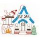 North Pole Village Colorwork Set 3 Machine Embroidery Designs by JuJu