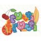 Tutti Frutti Applique Machine Embroidery Designs by JuJu 