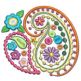 Crazy for Paisley Machine Embroidery Designs by JuJu