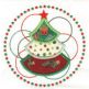 O Christmas Tree Applique Machine Embroidery Designs by JuJu 