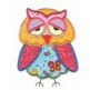 A Hoot and a Half Set 2 Applique Machine Embroidery Designs by JuJu 