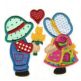 Sunbonnets in Love Applique Machine Embroidery Designs by JuJu 
