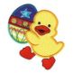 Easter Ducks Applique Machine Embroidery Designs by JuJu 