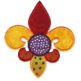 Fleur de Lis Applique Machine Embroidery Designs by JuJu 