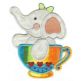 Tea Time Critters Applique Machine Embroidery Designs by JuJu 