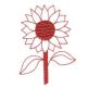 Beautiful Blossoms Redwork Machine Embroidery Designs by JuJu