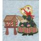 Jumbo Sunbonnet Belles Christmas Applique Machine Embroidery Designs by JuJu 