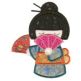 Kokeshi Dolls Applique Machine Embroidery Designs by JuJu 