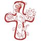 Redwork Crosses Machine Embroidery Designs by JuJu