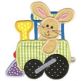 Cottontail Express Applique Machine Embroidery Designs by JuJu 