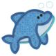 Jumbo Under the Sea Applique Machine Embroidery Designs by JuJu 