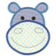 Cute Animal Faces Set 2 Applique Machine Embroidery Designs by JuJu 
