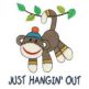 Sweet Sock Monkeys Filled Machine Embroidery Designs by JuJu