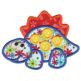 Dino Crossing Applique Machine Embroidery Designs by JuJu 