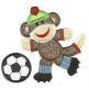 Sock Monkey Sports Applique Machine Embroidery Designs by JuJu 