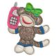 Sock Monkeys Too 4x4 hoop Applique Machine Embroidery Designs by JuJu 