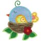 Sweet Tweets Applique Machine Embroidery Designs by JuJu 