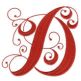 Elegant Curly Monogram Alphabet Applique Machine Embroidery Designs by JuJu 