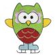 Christmas Owls Filled Machine Embroidery Designs by JuJu