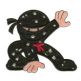 Super Ninjas Applique Machine Embroidery Designs by JuJu 