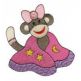 Sleepy Bedtime Slumber Sock Monkeys Filled Machine Embroidery Designs by JuJu