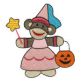 Halloween Harvest Sock Monkeys Filled Machine Embroidery Designs by JuJu