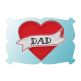 Dad Tattoo Applique | Machine Embroidery Designs by JuJu