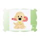 Dog With Candy Cane Boy Applique | Machine Embroidery Designs by JuJu