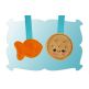 Fishy and Round Cracker Zipper Pulls In The Hoop | Machine Embroidery Designs by JuJu