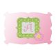 Flower Monogram Font Frame | Machine Embroidery Designs by JuJu