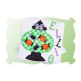 Halloween Candy Jar Applique | Machine Embroidery Designs by JuJu
