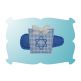 Hanukkah Gift Snap Clip Mini | Machine Embroidery Designs by JuJu