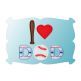 I Love Dad 3 Applique | Machine Embroidery Designs by JuJu