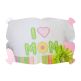 I Love Mom Applique | Machine Embroidery Designs by JuJu